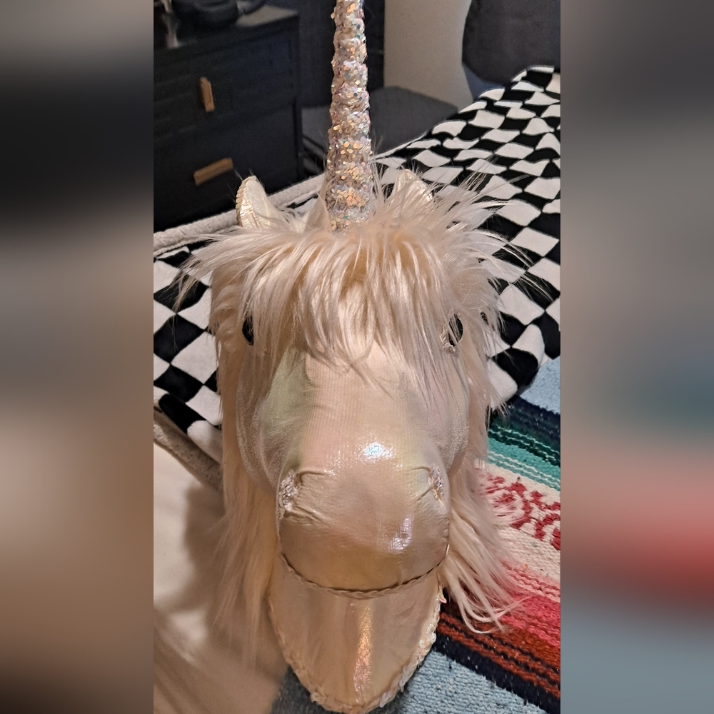 Wall Mounted Unicorn Foam Head